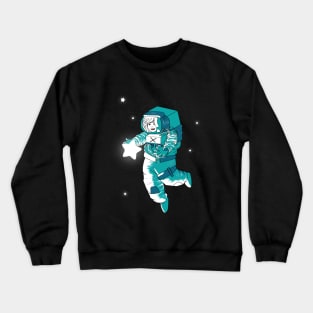 The Girl In Space Crewneck Sweatshirt